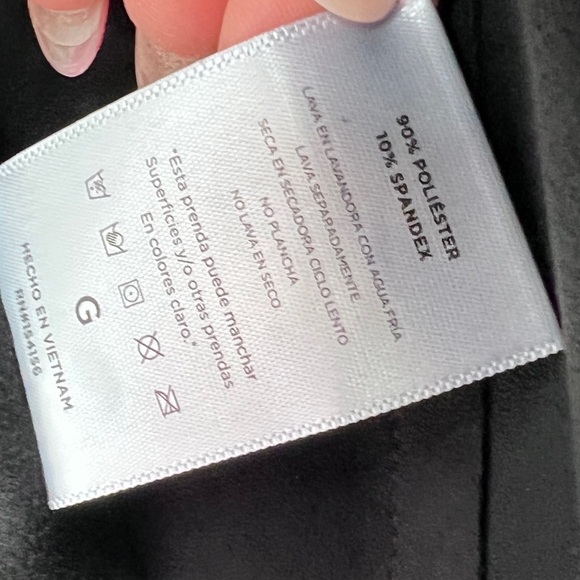 Kingston Grey Faux Leather Draped Jacket in  Metallic Black Size Large NWT - Picture 8 of 11